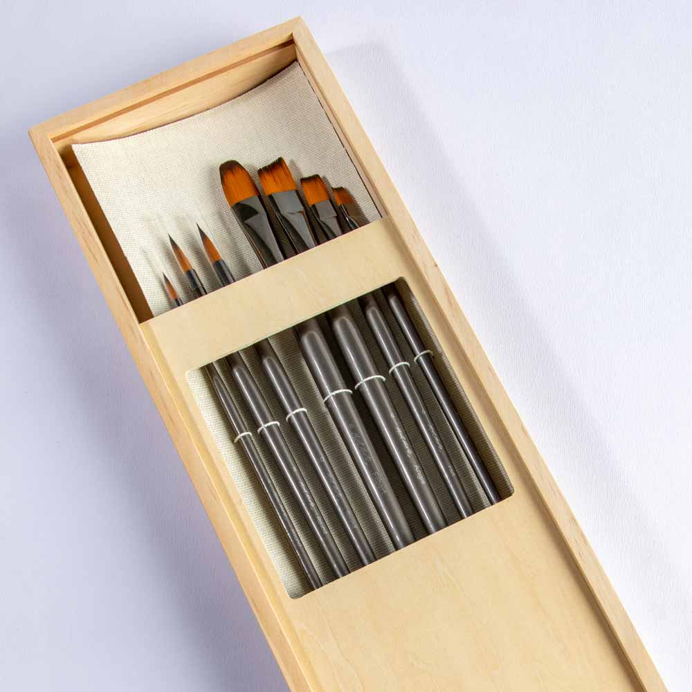 Acrylic Brush Set in Box Premium 7pc - Image 5