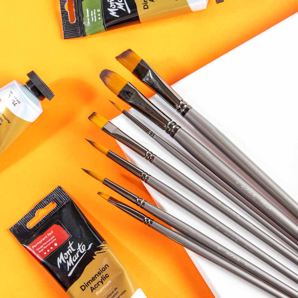 Acrylic Brush Set in Box Premium 7pc - Image 7