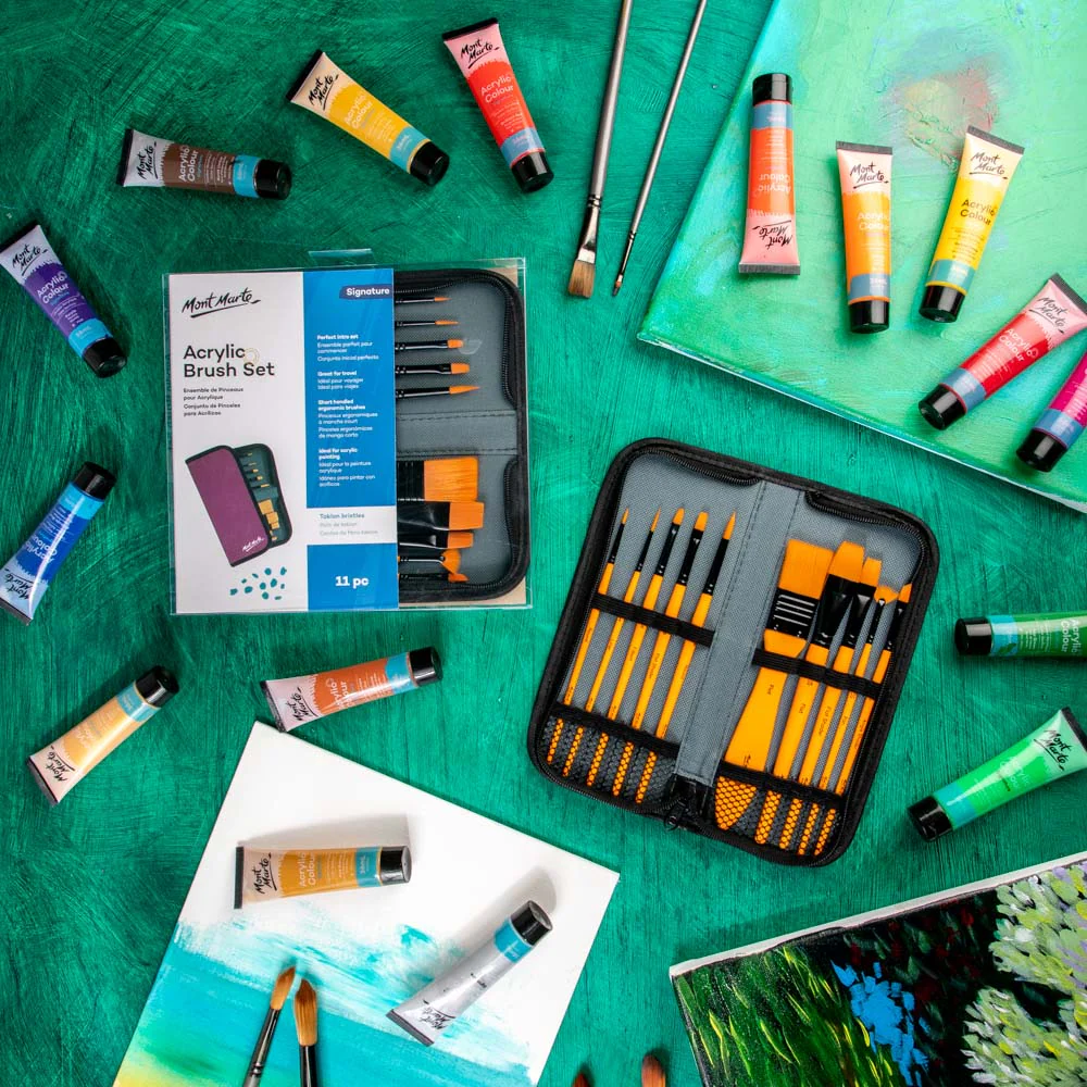 Acrylic Brush Set Signature 11pc - Image 9