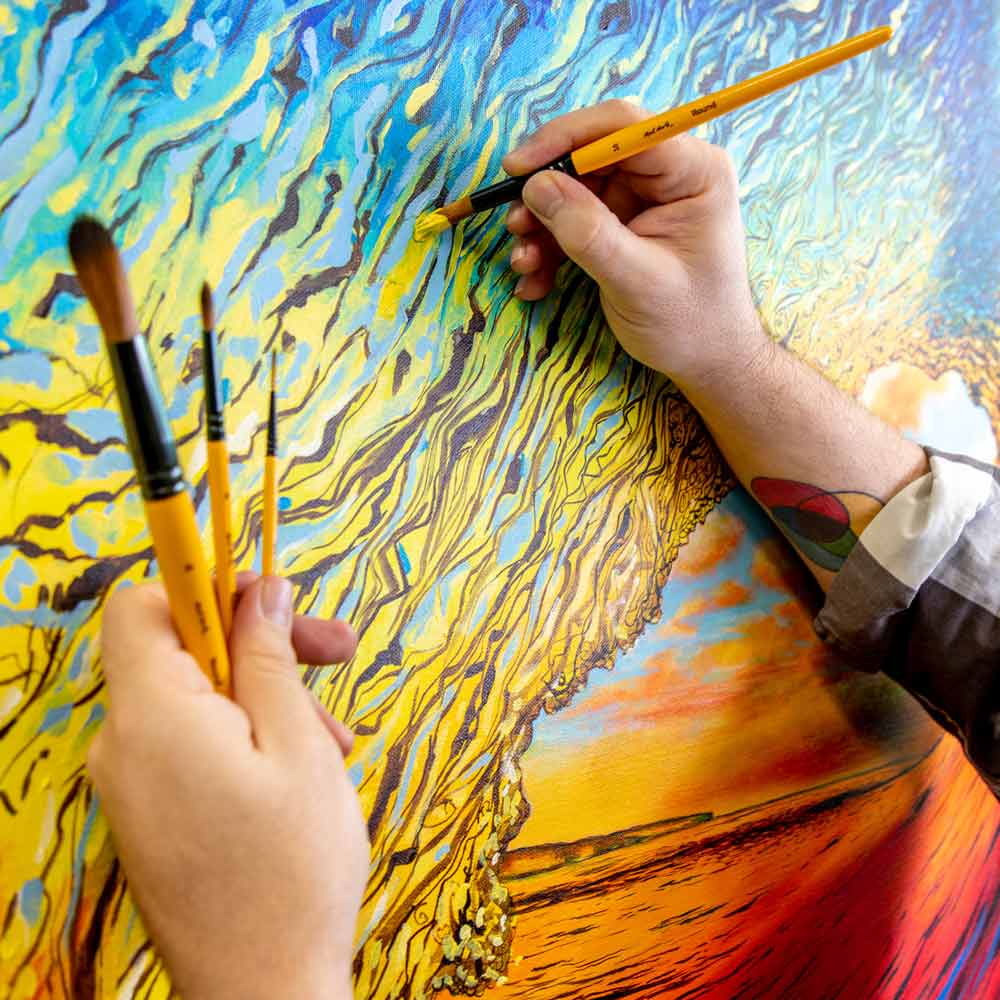 Acrylic Brushes Signature 4pc - Image 5