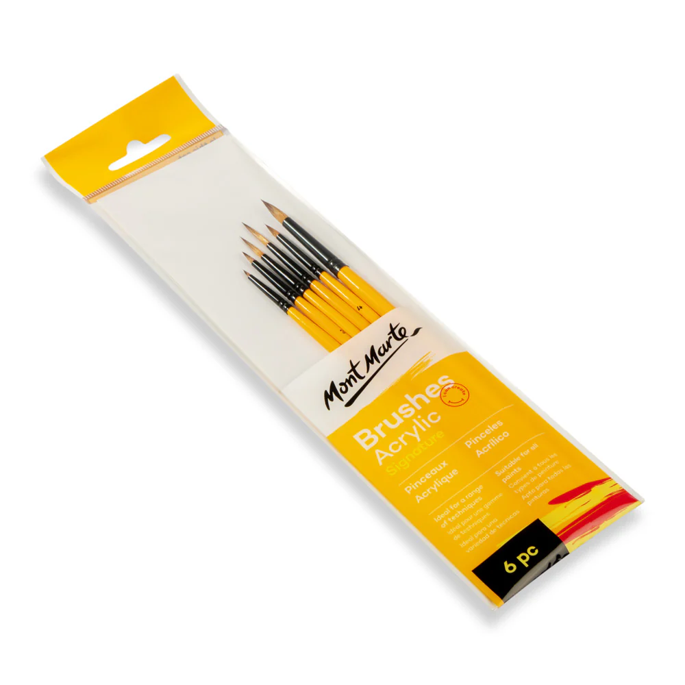 Acrylic Brushes Signature 6pc - Image 4