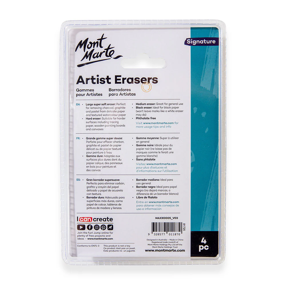 Artist Erasers Signature 4pc - Image 4