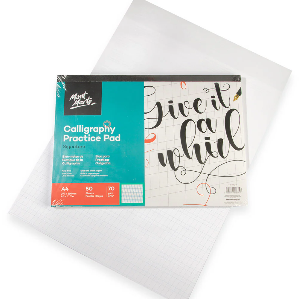 Calligraphy Practice Pad A4 50 Sheet - Image 3