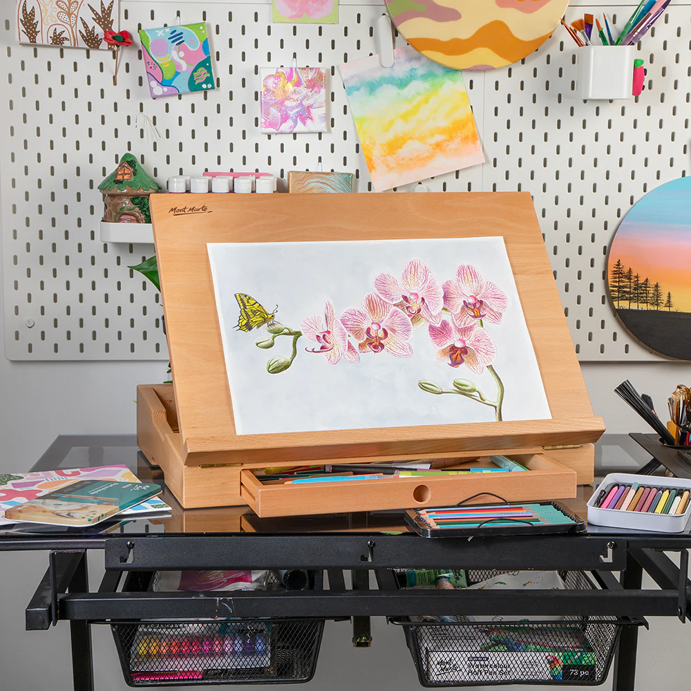 Desktop Table Easel Beech Wood - Image 11