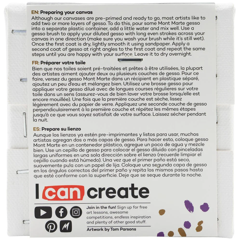 Double Thick Canvas Premium 10.2 x 10.2cm (4 x 4in) - Image 3