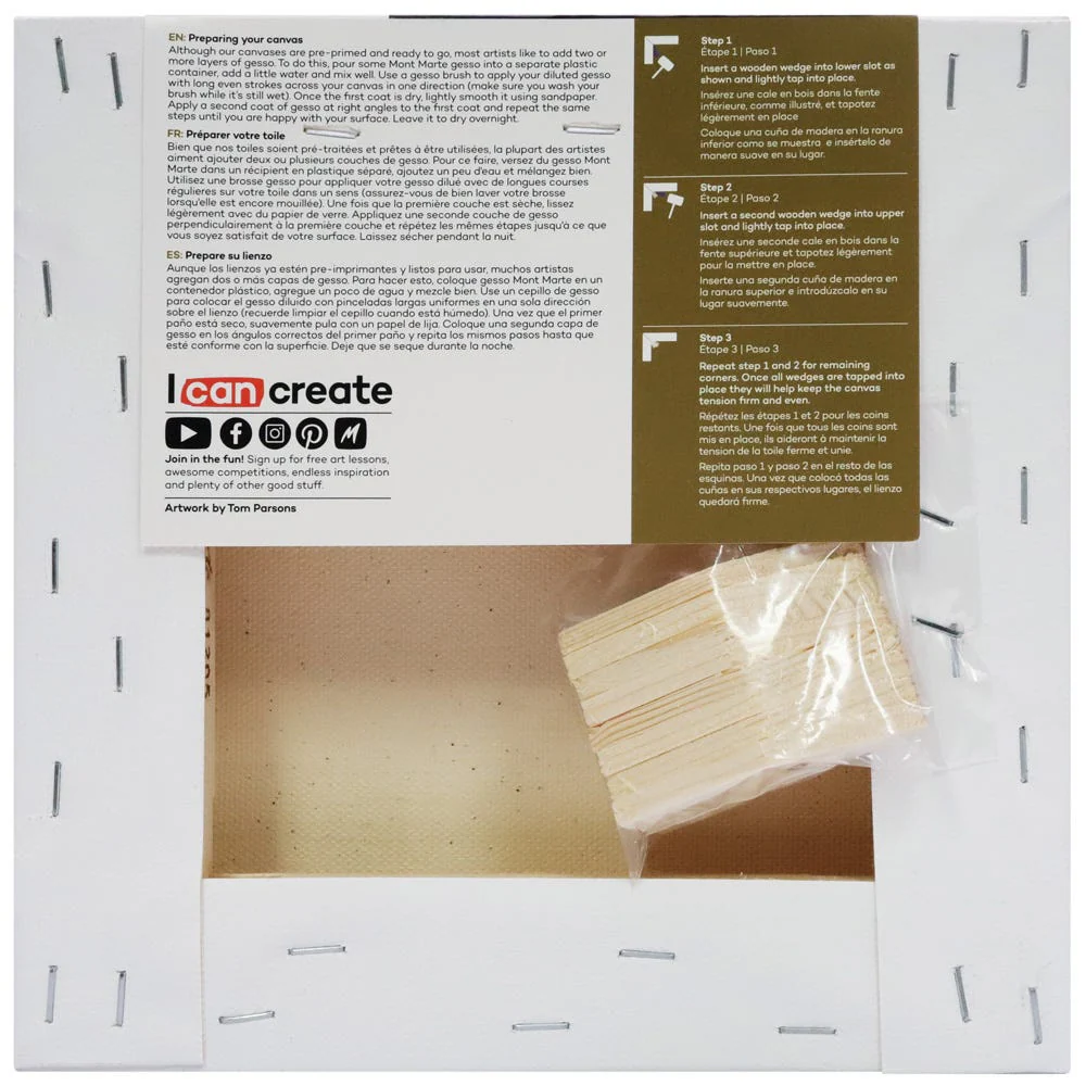 Double Thick Canvas Premium 20.3 x 20.3cm (8 x 8in) - Image 3