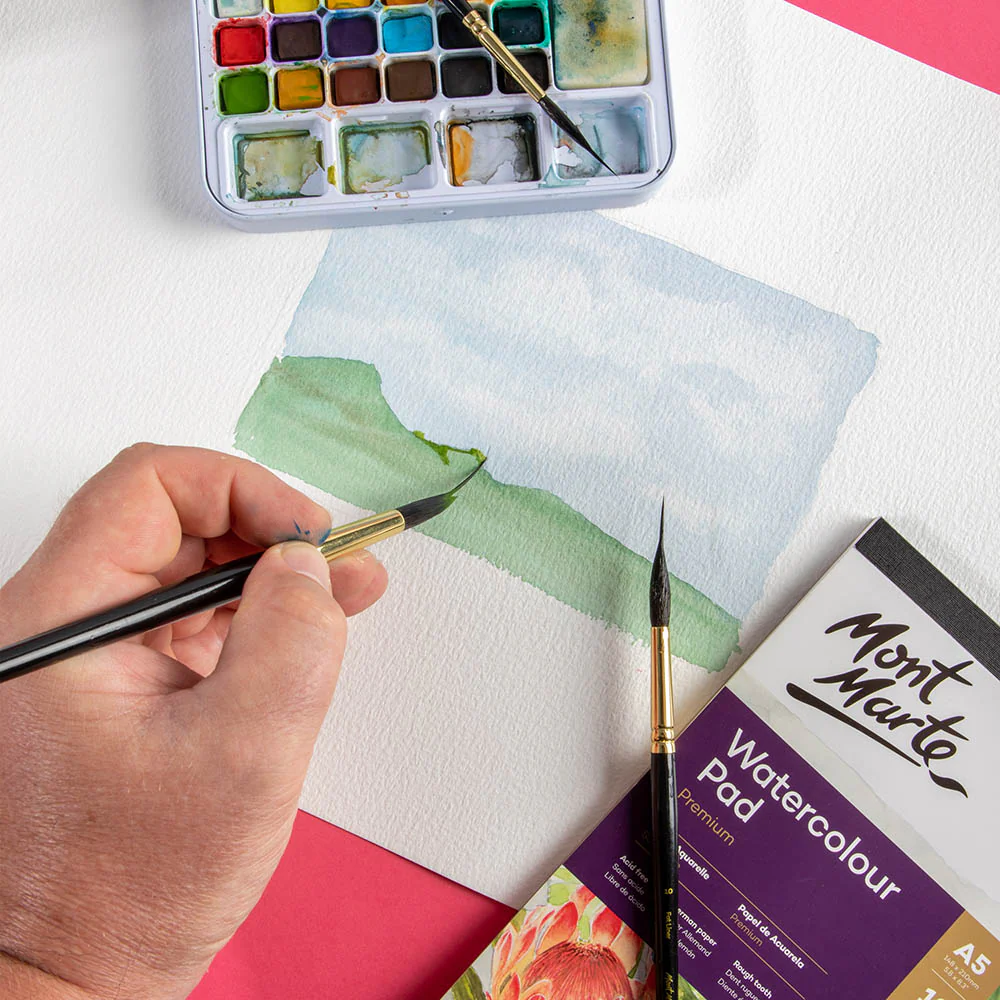 Fat Liner Brush Set Premium Taklon/Squirrel 16, 10, 6 - Image 5