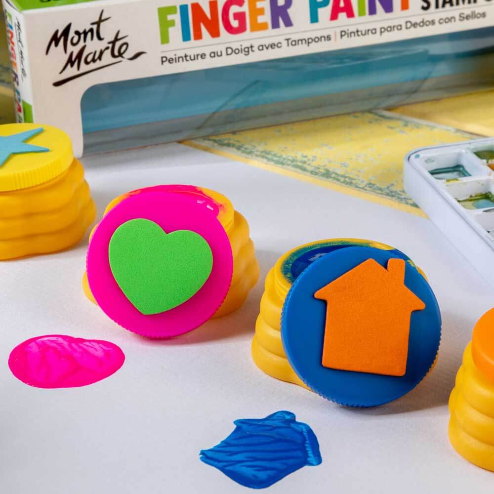 Finger Paints With Stamps 4pc - Image 4