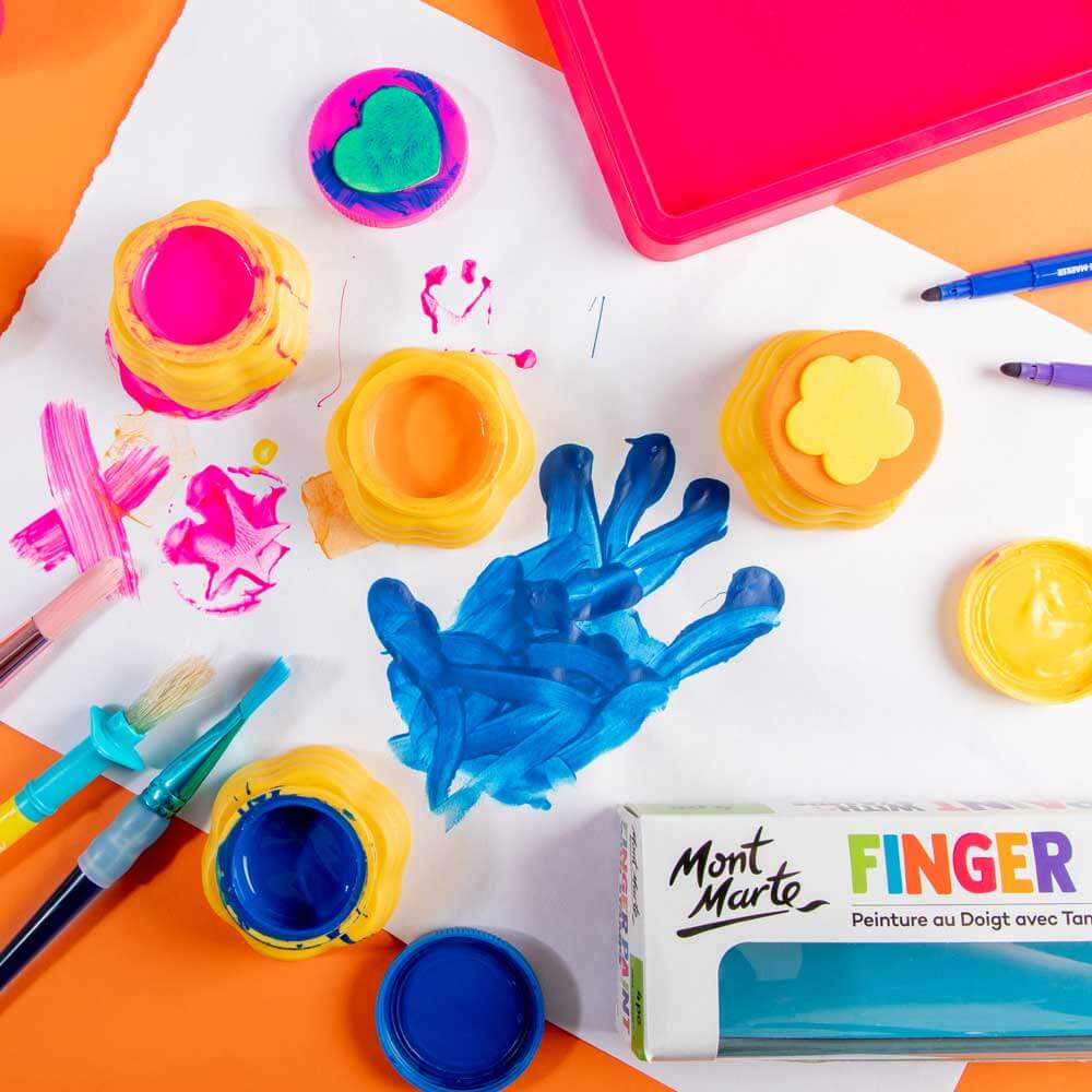 Finger Paints With Stamps 4pc - Image 9