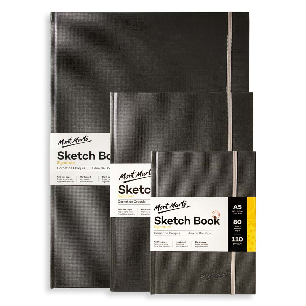 Hardbound Sketch Book Signature 110gsm A4 - Image 4
