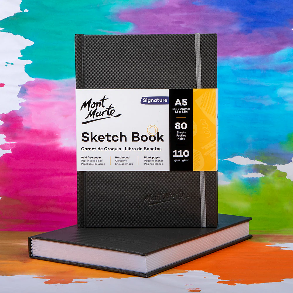 Hardbound Sketch Book Signature 110gsm A5 - Image 11