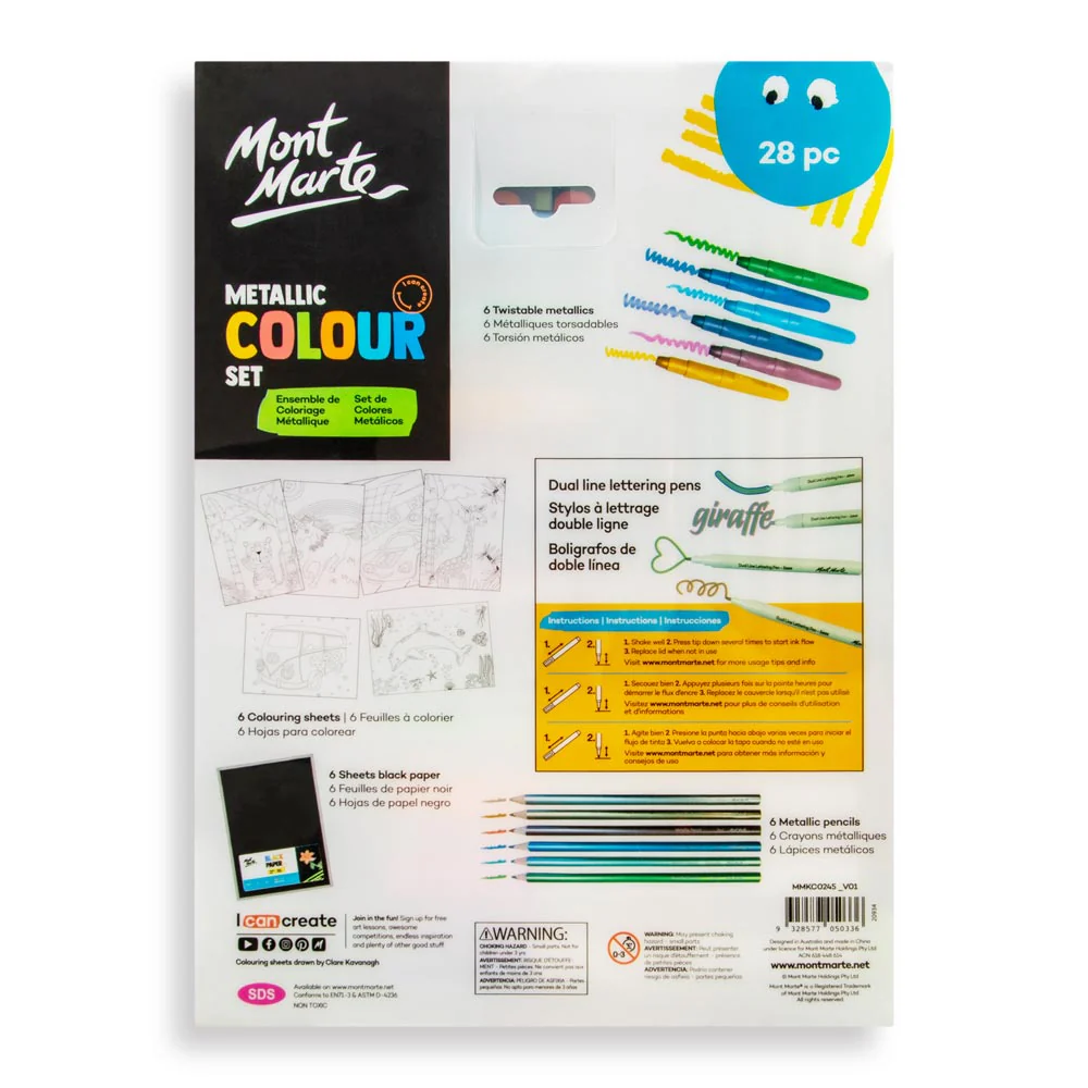 Metallic Colour Set 28pc - Image 4