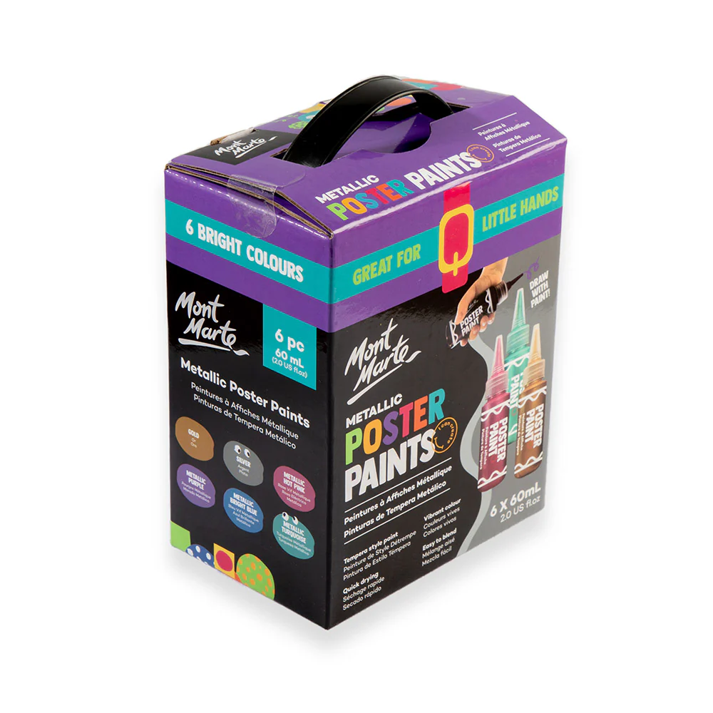 Metallic Poster Paints 6pc x 60ml - Image 3