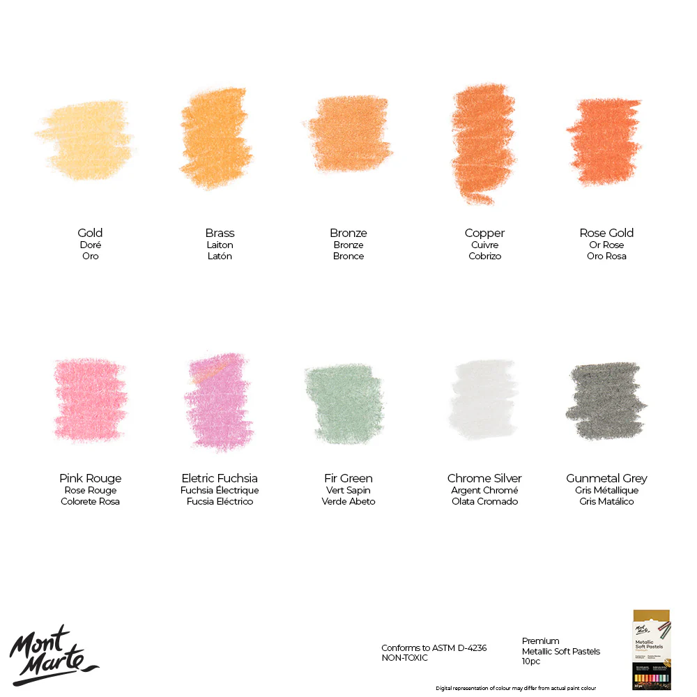 Metallic Soft Pastels Premium 10pc - Image 10