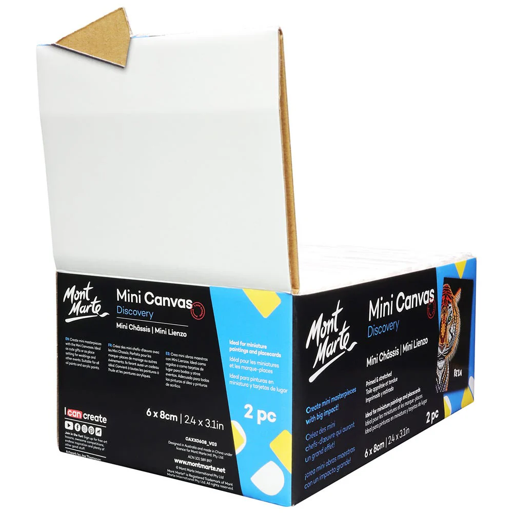 Mini Canvas Discovery 6x8cm (2.4 x 3.1in) 2pc - Image 5