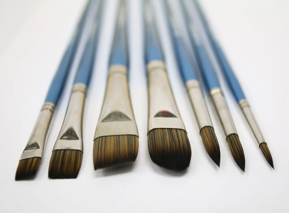 Oil Brush Set Premium 7pc - Image 4