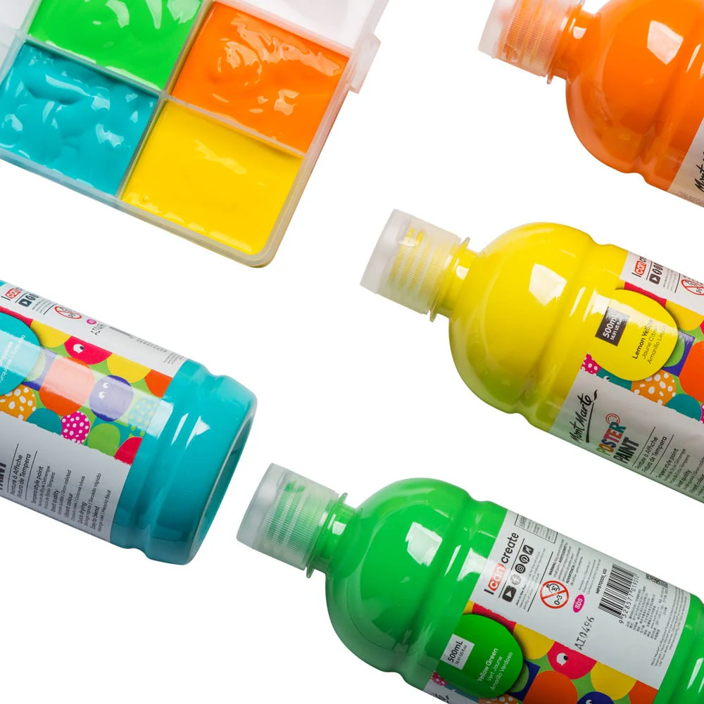 Poster Paint 500ml - Yellow Ochre - Image 4