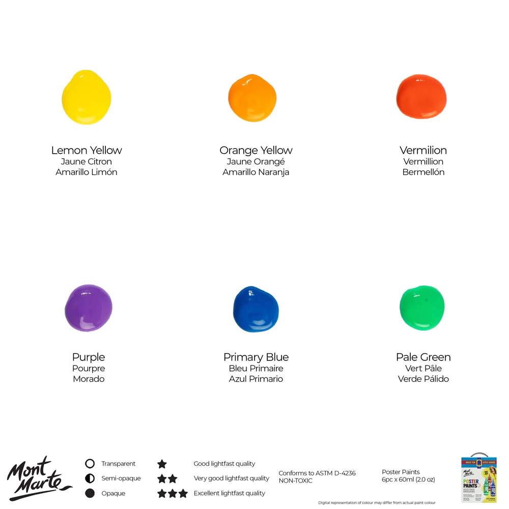 Poster Paints 6pc x 60ml - Image 11