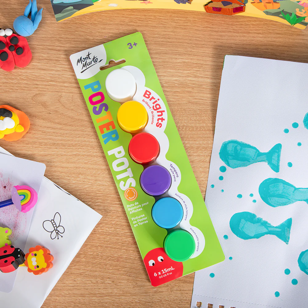 Poster Pots 6pc x 15ml - Brights - Image 4