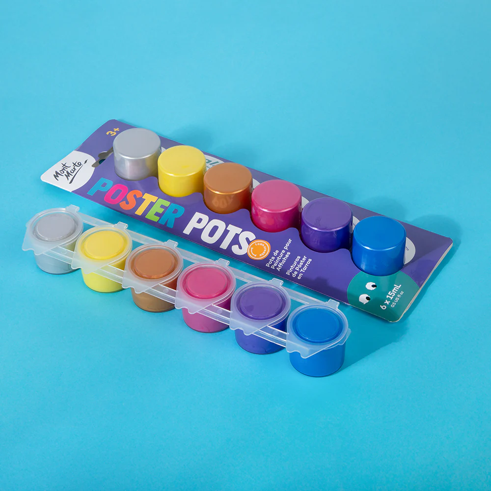 Poster Pots 6pc x 15ml - Metallics - Image 3