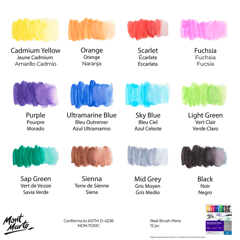 Real Brush Pens Premium 12pc - Image 11