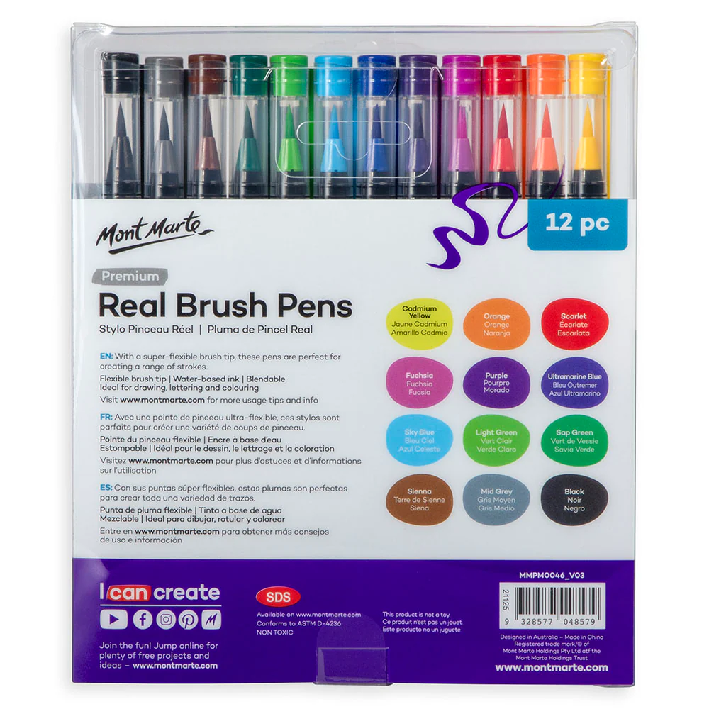 Real Brush Pens Premium 12pc - Image 4