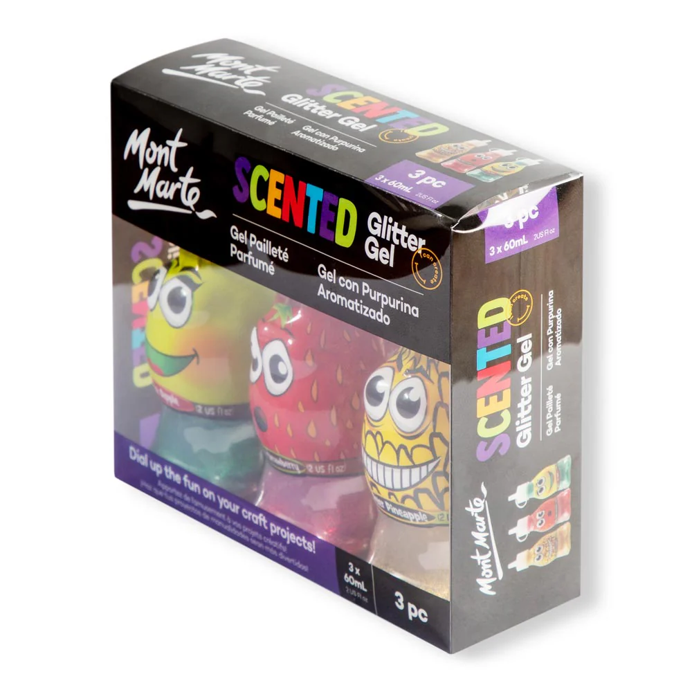 Scented Glitter Gel 3pc x 60ml - Image 3