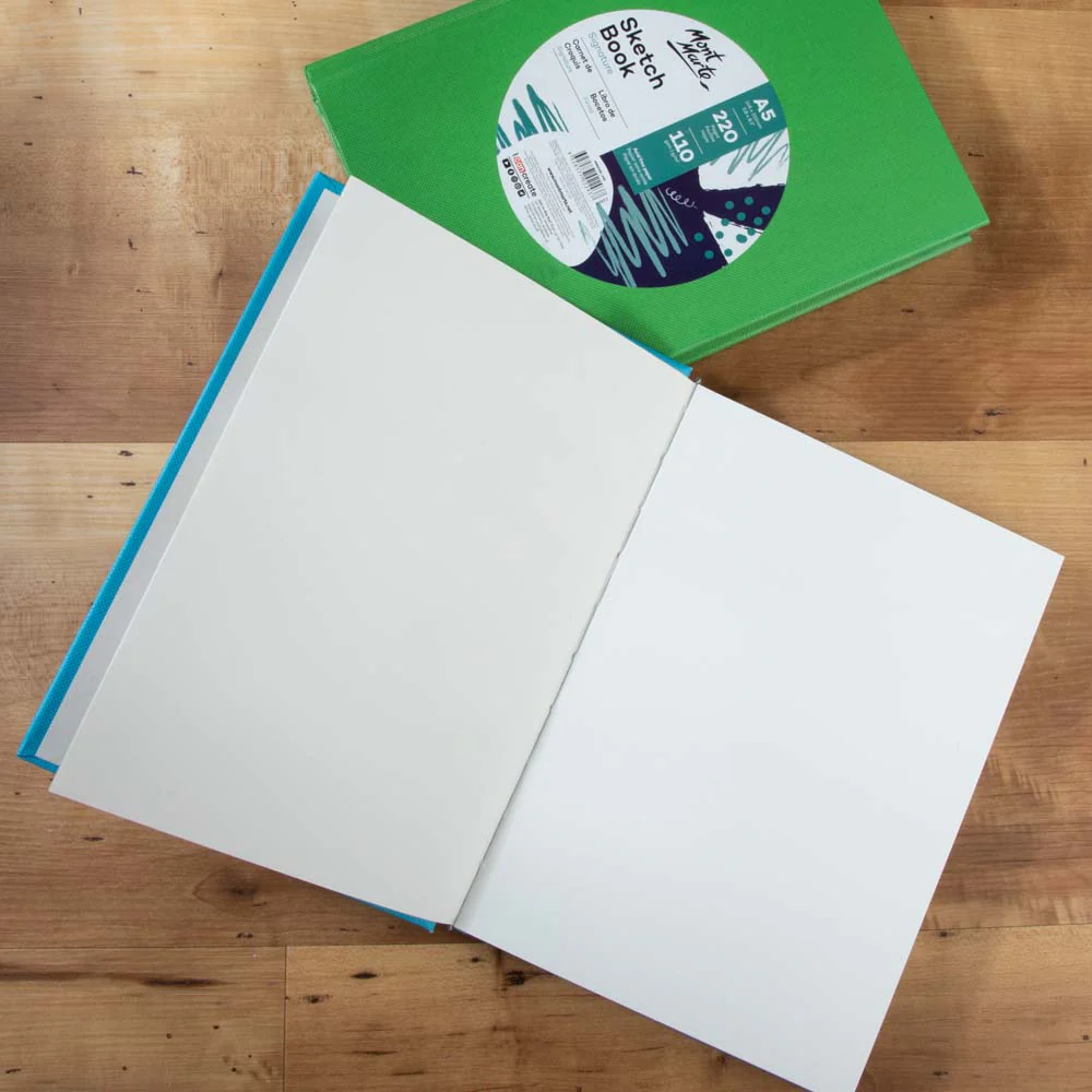 Sketch Book Signature A5 220 Pages 110gsm - Blue - Image 4