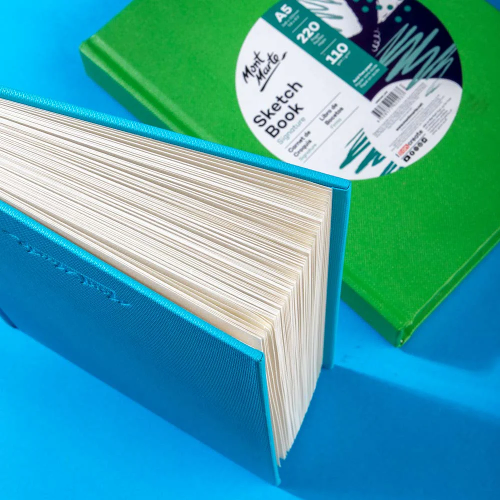 Sketch Book Signature A5 220 Pages 110gsm - Blue - Image 6