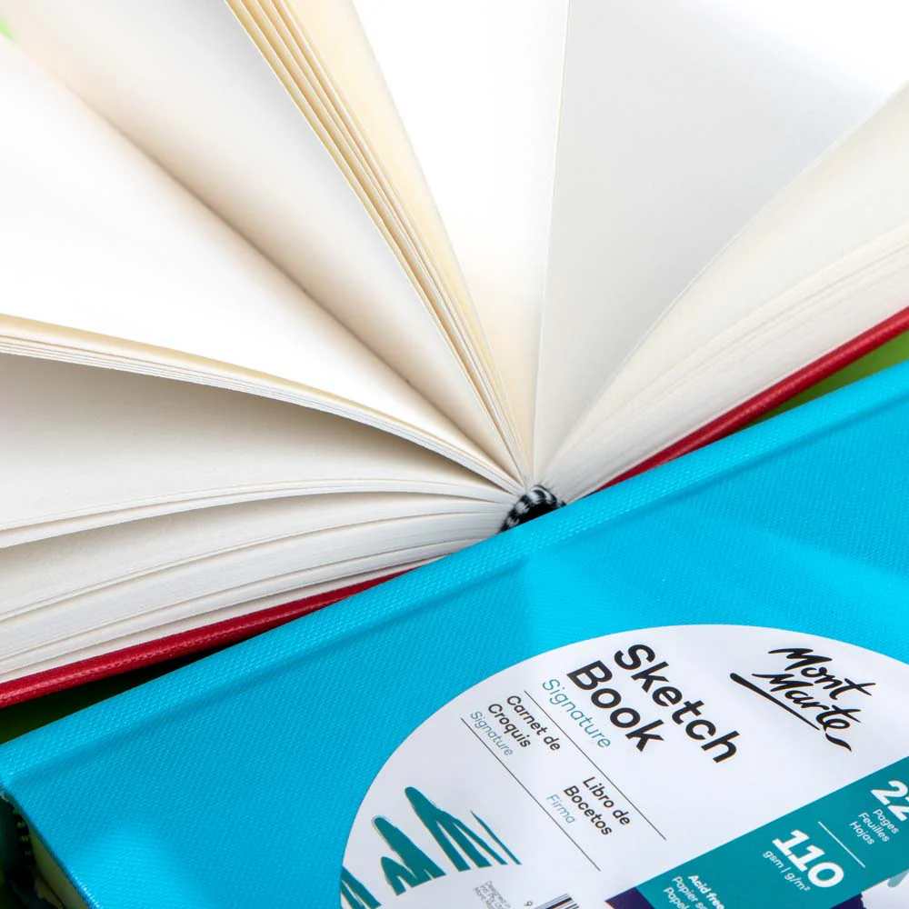 Sketch Book Signature A5 220 Pages 110gsm - Green - Image 7