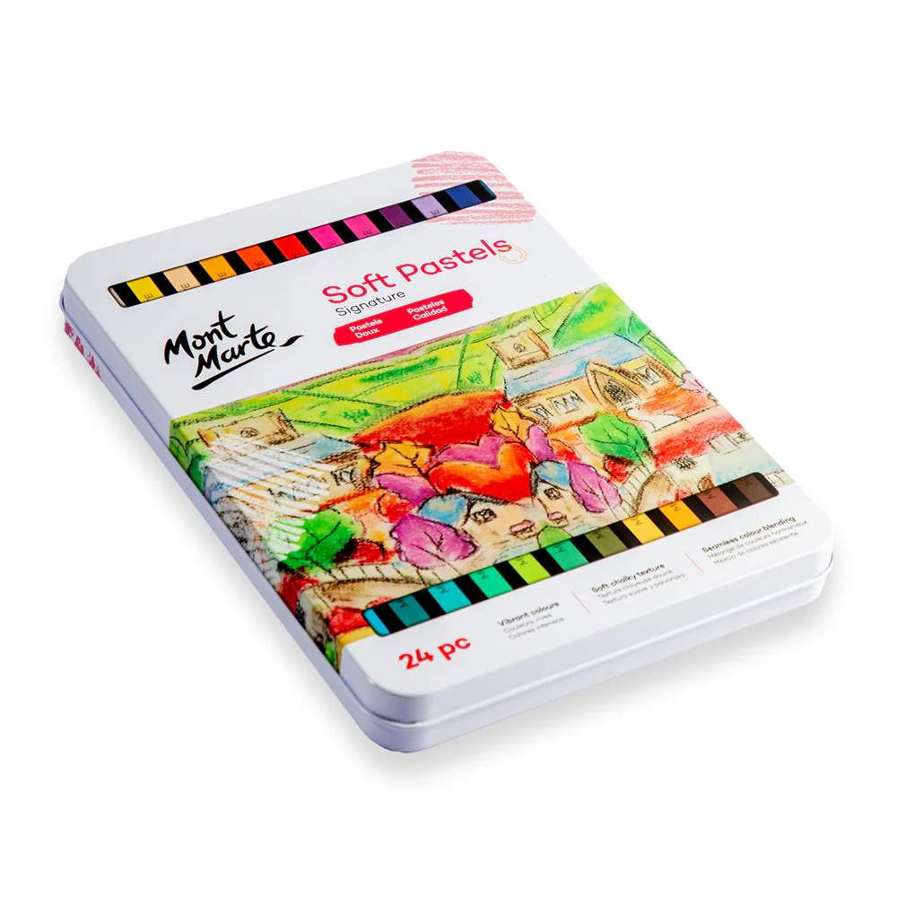 Soft Pastels in Tin Box Signature 24pc - Image 4