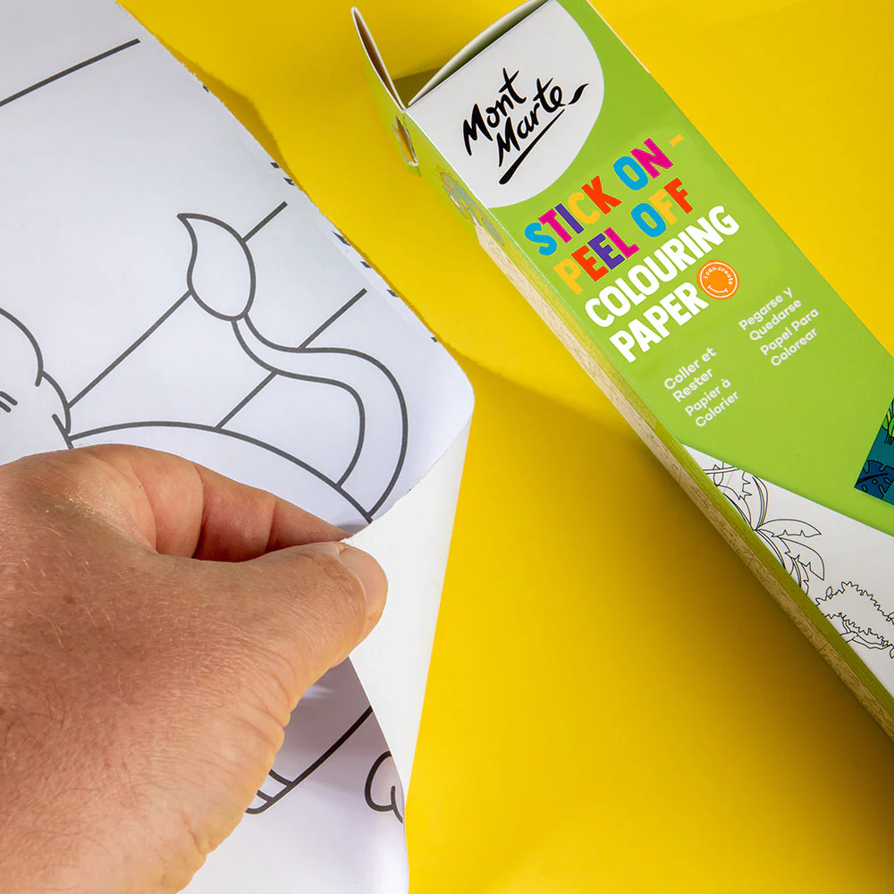 Stick On Peel Off Colouring Paper - Jungle Safari - Image 5