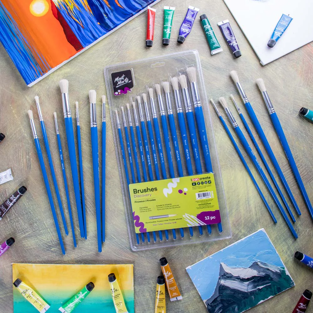 Studio Artist Brushes 12pce Round 1-12 - Image 6