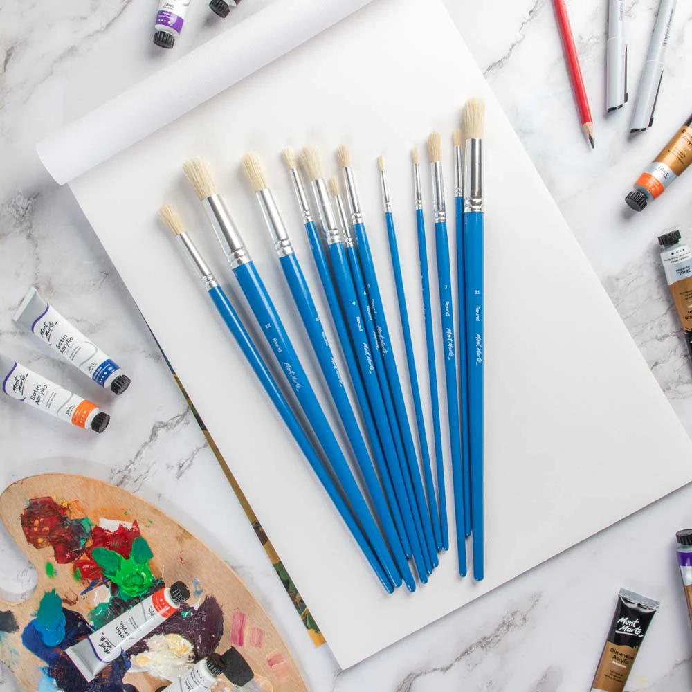 Studio Artist Brushes 12pce Round 1-12 - Image 9