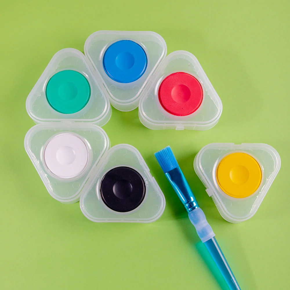 Tempera Paint Wheel Bright 6pc - Image 5