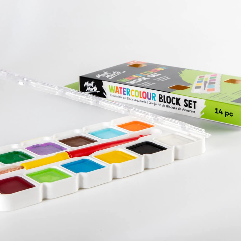 Watercolour Block Set 14pc - Image 3