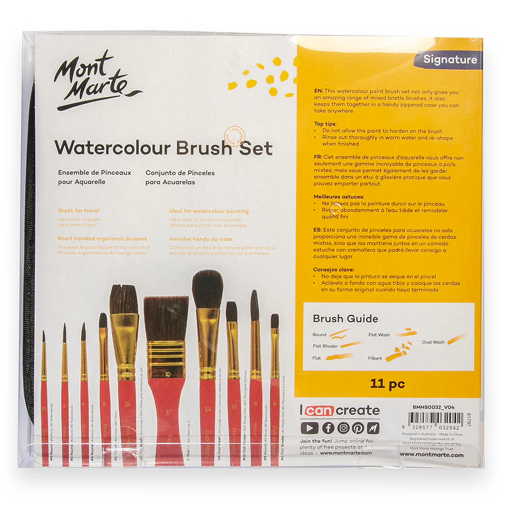 Watercolour Brush Set Signature 11pc - Image 5