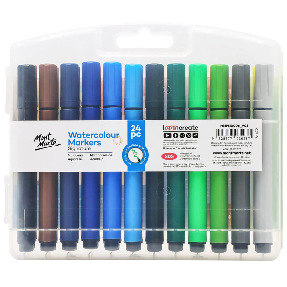 Watercolour Markers Signature 24pc - Image 4
