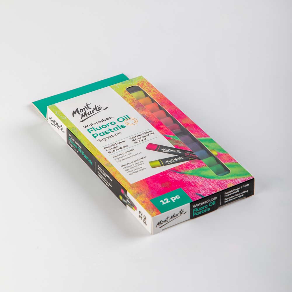 Watersoluble Fluoro Oil Pastels Signature 12pc - Image 4